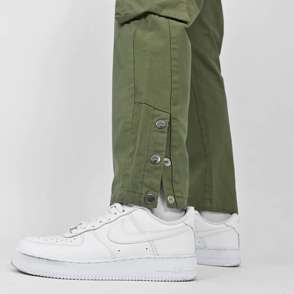 SNAP CARGO PANTS olive (3)