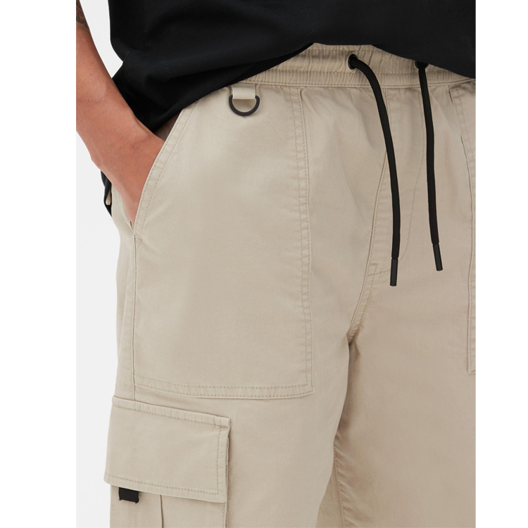 dark cotton cargo shorts (3)