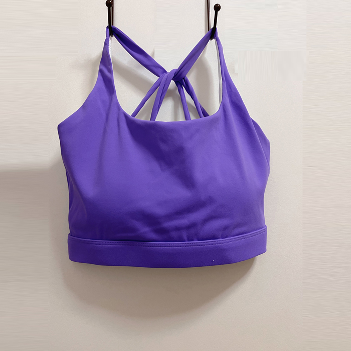 sexy purple sports bra